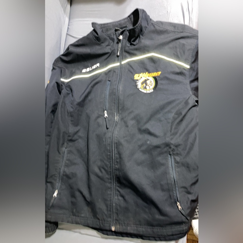 Bauer Black Jacket with Blue Accents